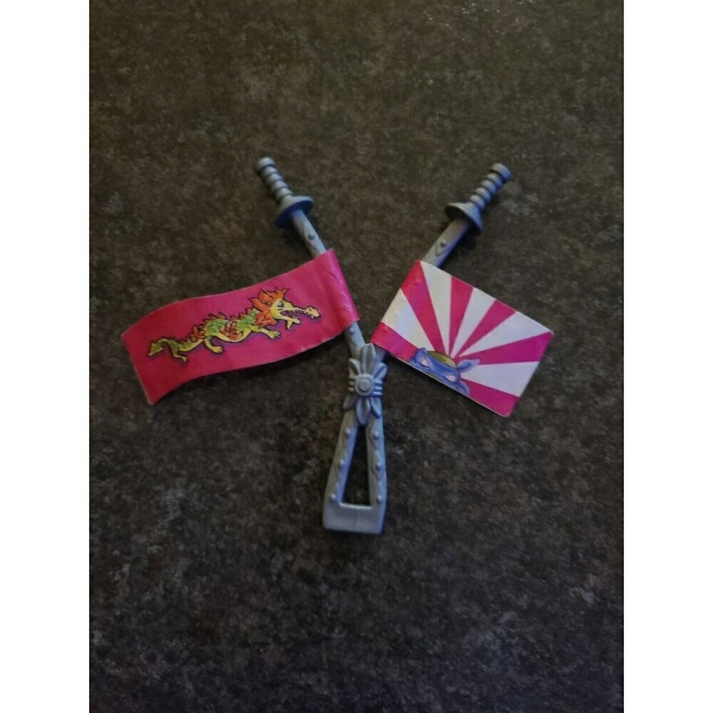 VTG  Retro 1992 Teenage Mutant Ninja Turtles Samurai Scooter Sword Backrest Part